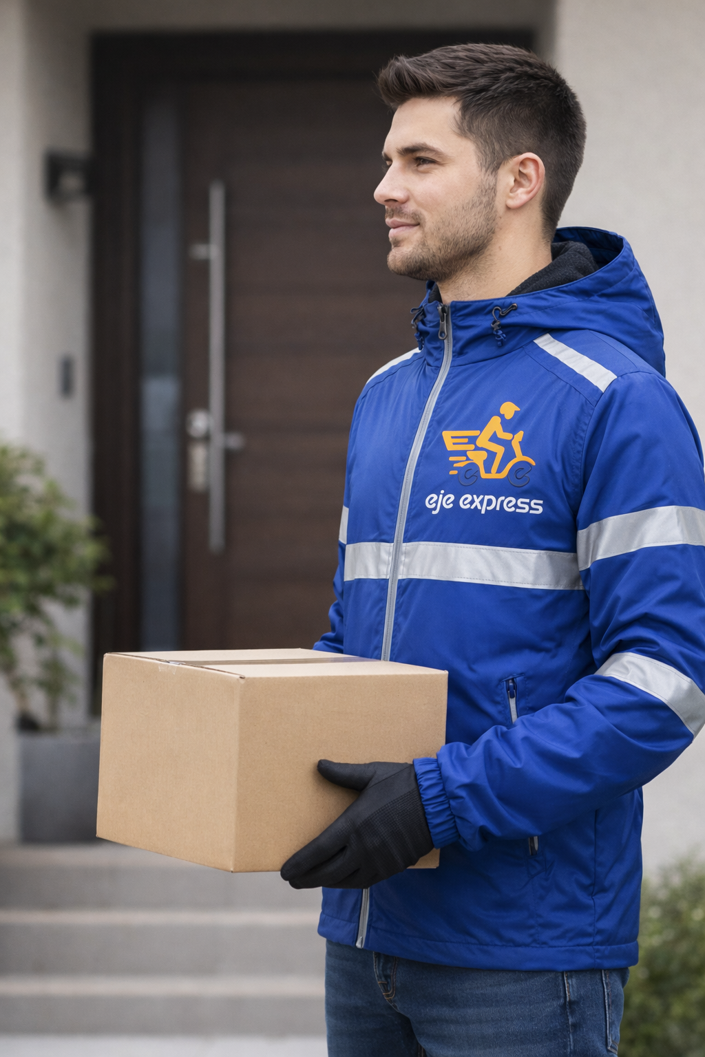 Domiciliaria Eje Express en motocicleta